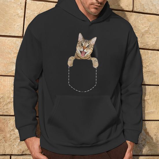 Lifestyle cat pouch hoodie hotsell