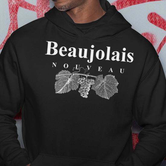 Sweatshirt Beaujolais Nouveau - Célébration Du Vin Gamay - Coupe Classique, Col Rond - Pour Hommes Et Femmes