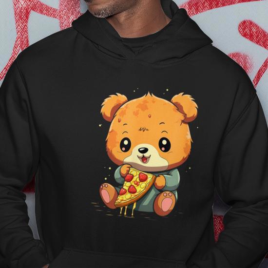 Anime pizza hoodie online