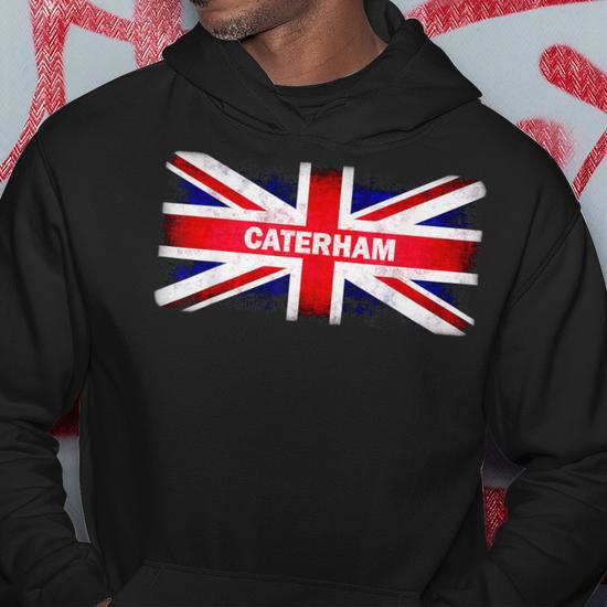 Sweat à Capuche Caterham UK - Coupe Classique - Coton 241 G - Style Décontracté