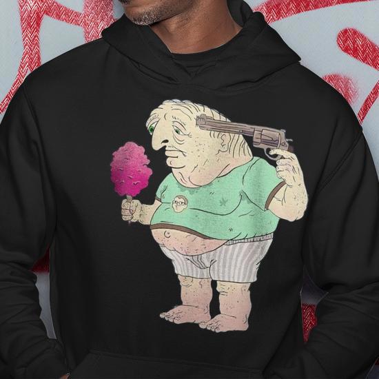 Desmond Smiling Friends Cotton Candy Hoodie - Thegiftio UK