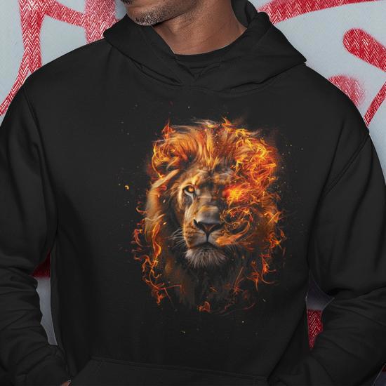 Lion head hoodie hotsell