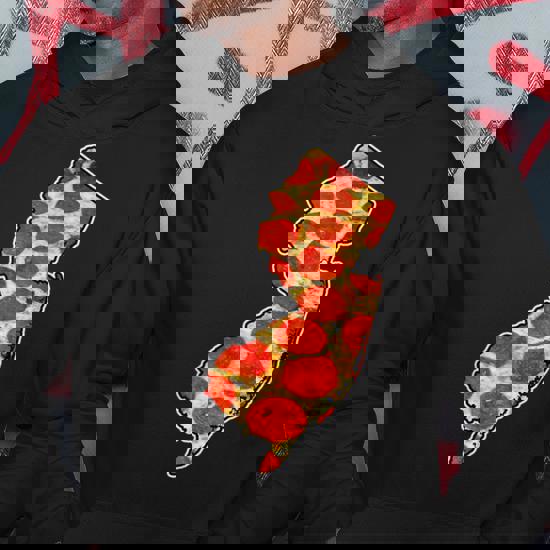 New Jersey Pepperoni Pizza Hoodie Monsterry