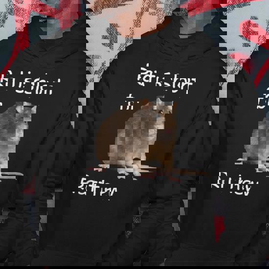 Rat Is Short For Ratthew Meme Hoodie - Seseable