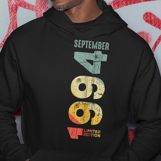 Sweat à Capuche Vintage Septembre 1994 - Idée Cadeau Anniversaire Rétro