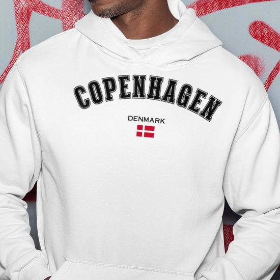 Copenhague København Danemark Harbor Drapeau Nordique Danois Sweatshirt