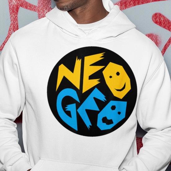 T-shirt à Capuche NEOGEO - Logo Officiel Rétro - Coupe Classique, 241g - Pour Fans De Jeux Vidéo - 10