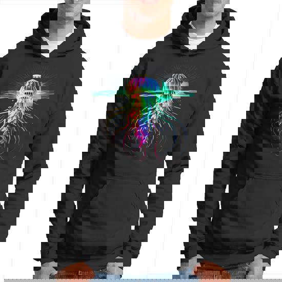 Medusa De Colores Arcoiris Con Una Brillante Sudadera Regaloses