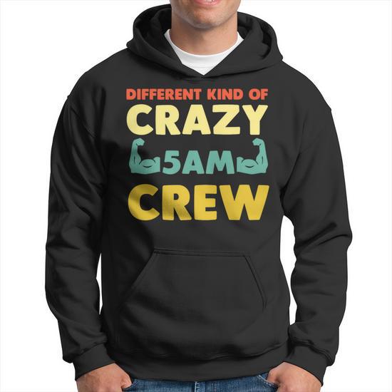 Workout Squad 5 Am Crew Fitness Workout Exercise Gym Hoodie Monsterry