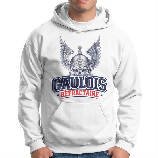 Sweat à Capuche Patriotique Gaulois - Design Réfractaire Et Historique - Coupe Classique - 241 G - Fierté Française - 10