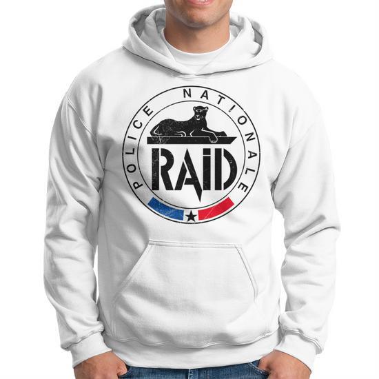 Sweat à Capuche Police Nationale FIPN Militaire Française - Camouflage Force Intervention