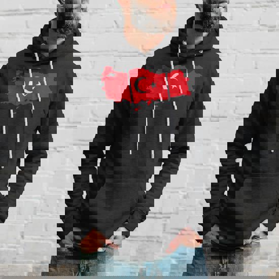 Vintage Turkish Banner Fan Turkey Flag Türkiye Retro Wolf