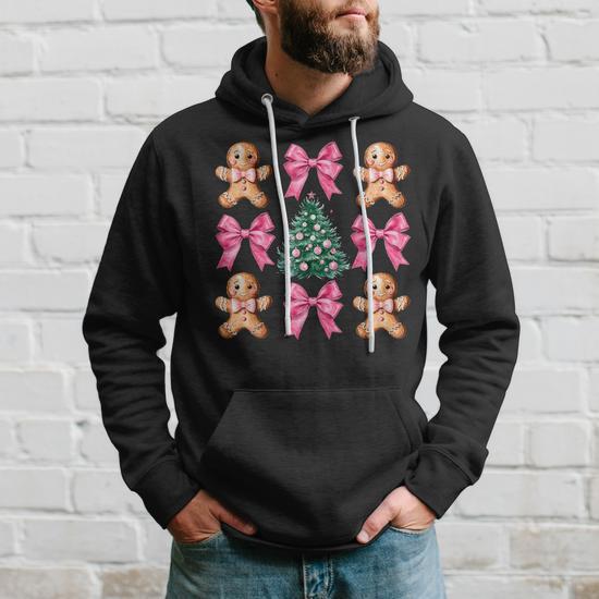 Christmas Trees and the Gingerbread Man Unisex 2024 Hoodie