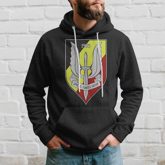 Sweat à Capuche Armée Belge - Design Forces Spéciales Belgique - Pour Vétérans, Patriotes, Fan De Militaire - Coupe Classique, 241 G - 5