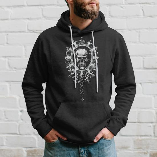 Cool skull head hoodie online