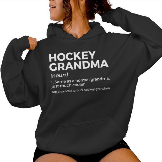 Hockey grandma hoodie best sale