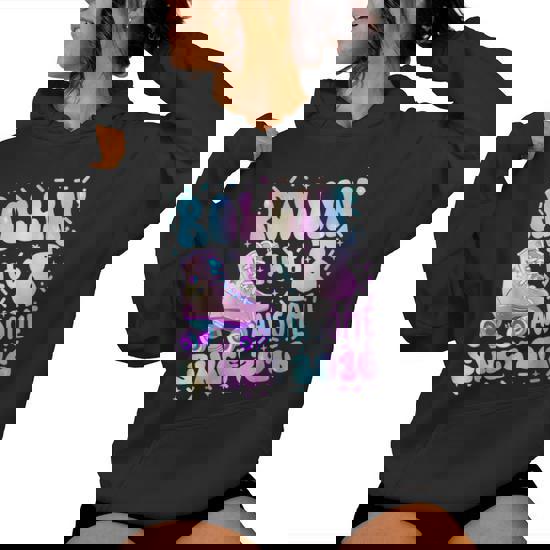 Roller Skate 8Th Birthday Rolling Into 8 Awesome 2016 Girls Women Hoodie -  Seseable