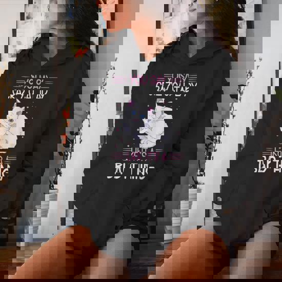 You Say Crazy Cat Lady Like It's A Bad Thing Women Hoodie - Seseable