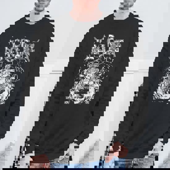 Moo Deng Metal Sweatshirt - Monsterry