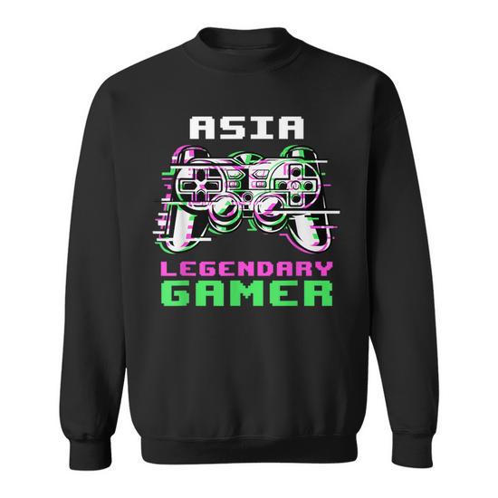 Asia Legendary Gamer Personalized Sweatshirt Monsterry CA