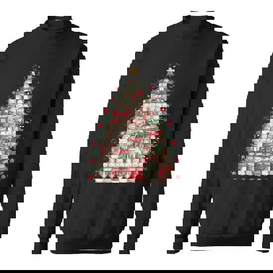 Generisch Cozy Gilet à Capuche Pour Homme Avec Imprimé Sapin