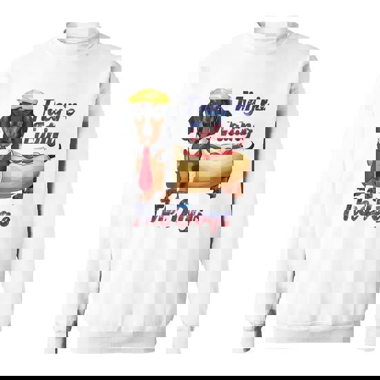 archive retro sweat dog animal y2k gray They\u0027Re Eating The Dogs 2024 Retro Sweatshirt | Seseable UK