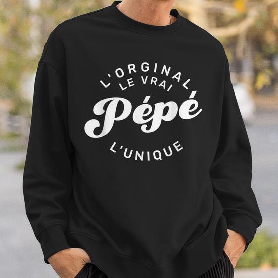 T-shirt « Pépé L’Original » – Cadeau Humour Pour Grand-père – Style Rétro – Fête Des Pères, Anniversaire – Coupe Classique - 5
