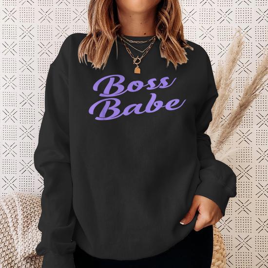 Boss lady sweatshirt best sale