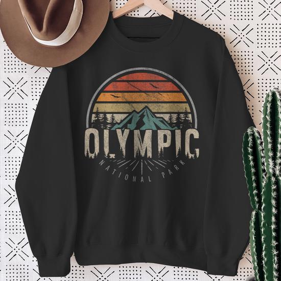 Retro Olympic National Park Us Vintage Olympic Sweatshirt Thegiftio UK