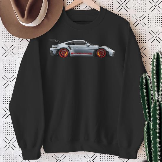 Sweat à Capuche Porsche 911 GT3 RS – Coupe Classique, 241g, Silhouette Emblématique