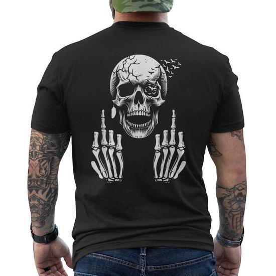 CAMSA ESQUELETO Camsa De Calavera Humana Camseta De - Etsy España