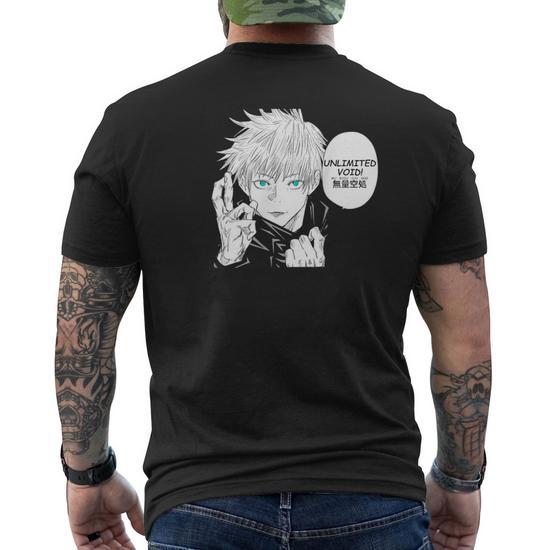satoru様 Domain Expansion Unlimited Void Reference Satoru Men's T-shirt