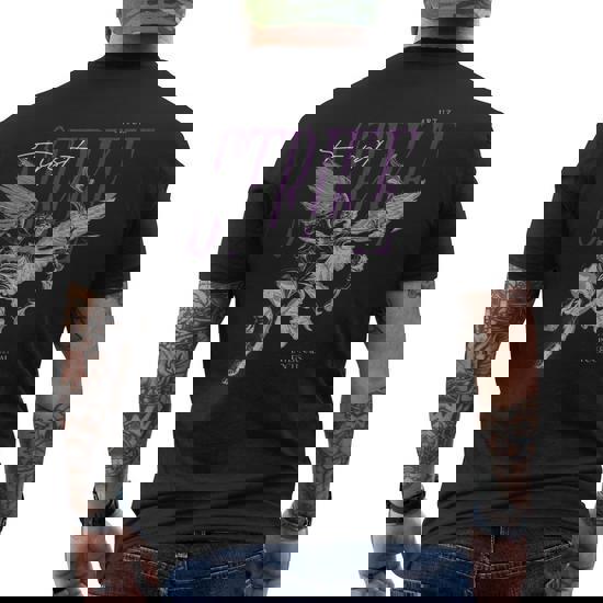 Hip Hop Vintage Edgy Urban Y2k Back Print Streetwear Angel
