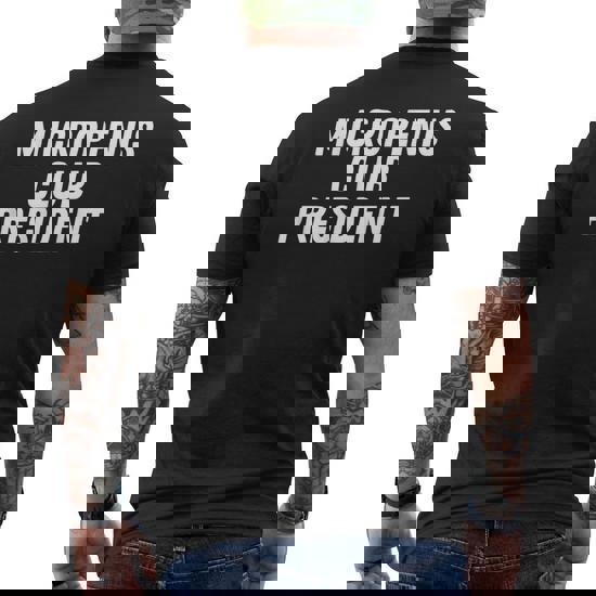Funny Micro Penis Club President Joke T-Shirt