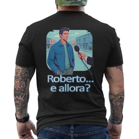 T-shirt uomo in cotone con stampa | Italia