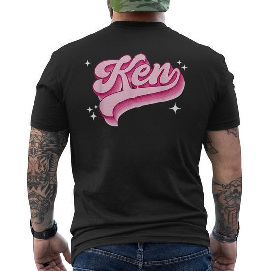 Vintage Ken First Name Pride Costume Proud Name Men's T-shirt Back
