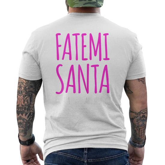 T-Shirt Maglietta Donna Fiammata Santa Pazienza Immagine Divertente Fashion Moda