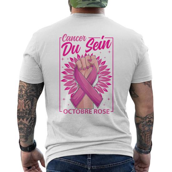 T-shirt Octobre Rose – Ruban Rose, Lutte Contre Le Cancer Du Sein, Coupe Classique