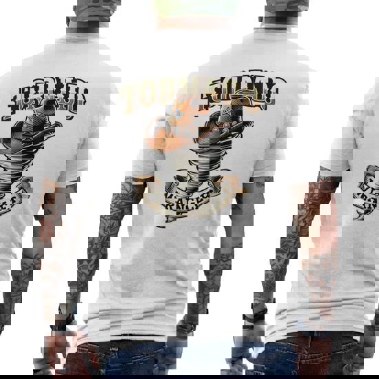 Tornado Wrangler Bold Western Cowboy Graphic Men's T-shirt