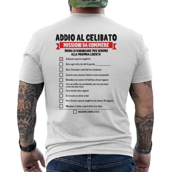 Maglietta Da Uomo Per Addio Al Celibato - Regular Fit Nera Con Stampa Divertente - Cotone Di Qualità, Stampata In Germania - Idea Regalo Per Lo Sposo