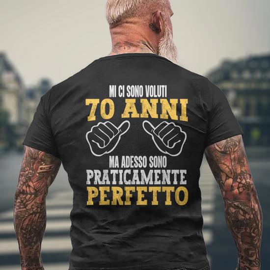 Maglietta Divertente 70 Anni – Prova A Dire Che Hai 69,99€ Al Supermercato Funziona – T-shirt 100% Cotone – Uomo E Donna
