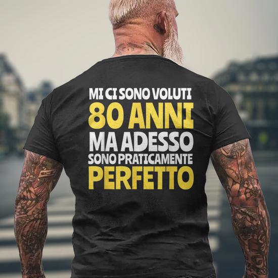 Maglietta Anni 80 Retro "Flip Back To The 80's" Uomo Donna Taglie Forti