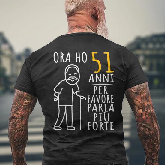 Fashwork Maglietta 51 Anni Compleanno Donna – Prodotta Nel 1974, Stampa Divertente 100% Cotone, Taglie S-XL