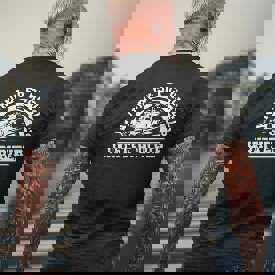 My Drug Of Choice Is White Powder Snowmobiling Gift T-Shirt