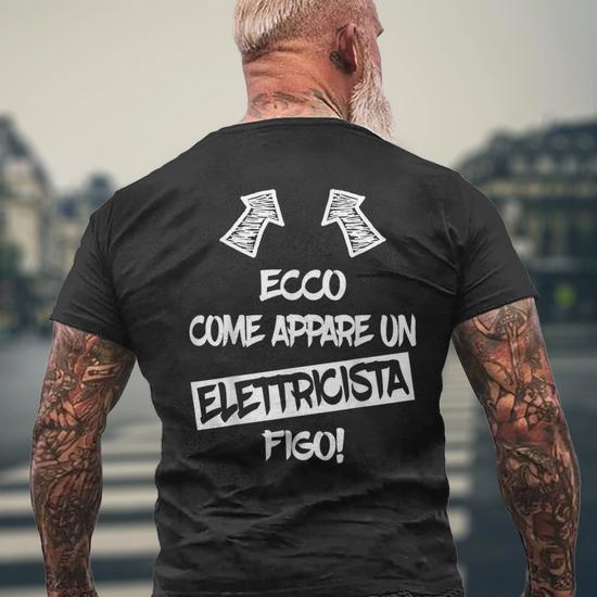 T-shirt Elettricista &ndash; Regalo Divertente Per Uomo, Definizione Della Professione