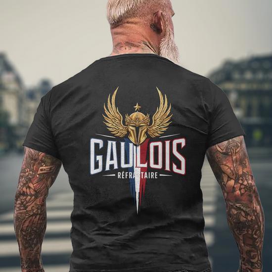 Sweat à Capuche Gaulois Réfractaire – Patriotique Fierté Française – Design Guerrier Authentique
