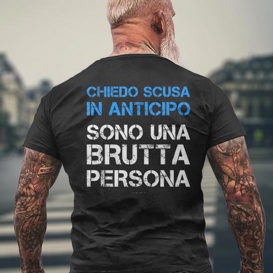 T-Shirt Uomo Sovraccaricata E Underfu*ked Divertente Offensiva – Gildan Cotone Nero