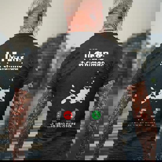 Uomo Born To Scuba Dive Divertente Per Gli Appassionati Di T Shirt Da Uomo Con Stampa Posteriore Dujbfr6fik30 - Foto 7