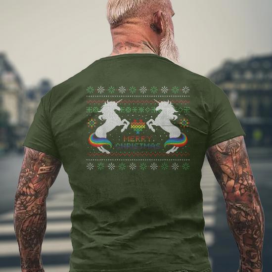 Men's unicorn christmas sweater best sale