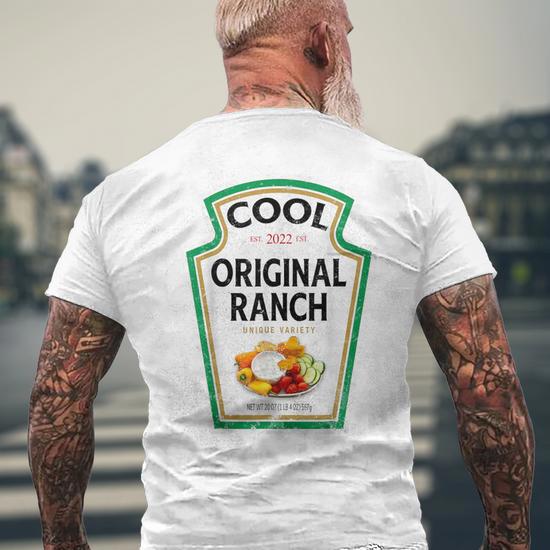 salad dressing on shirt Ranch Sauce Green Salad Dressing Halloween T-Shirt